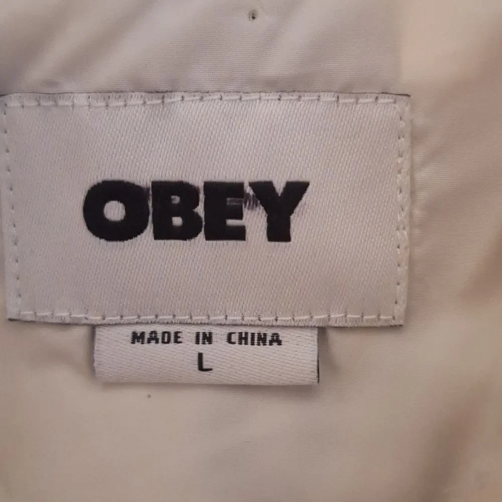 Obey Paisley sherpa fleece jacket size L